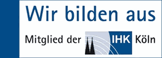 Wir bilden aus — Mitglied der IHK Köln