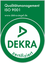 DEKRA-Siegel: Qualitätsmanagement nach ISO 9001